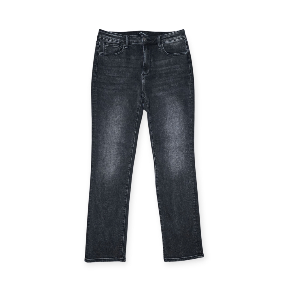 Driftwood Audrey Jeans Straight Leg In Faded Black Size 29